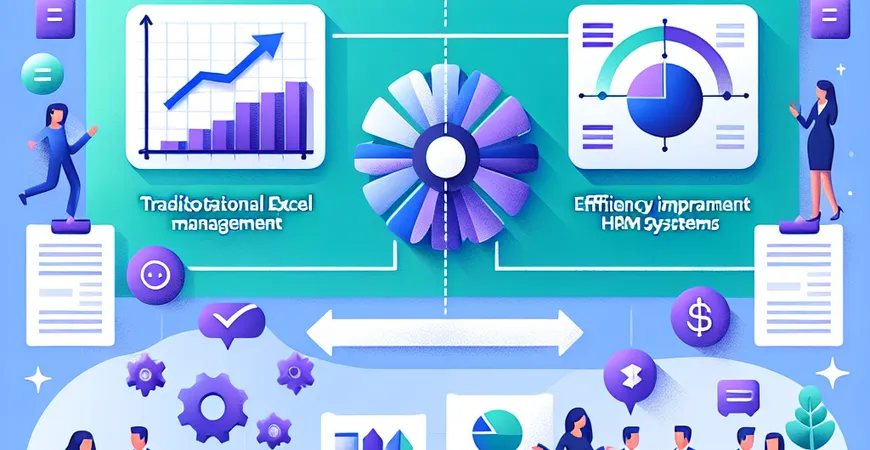 传统 Excel 管理与 HRM 系统的本质区别是什么？效率提升模型解析